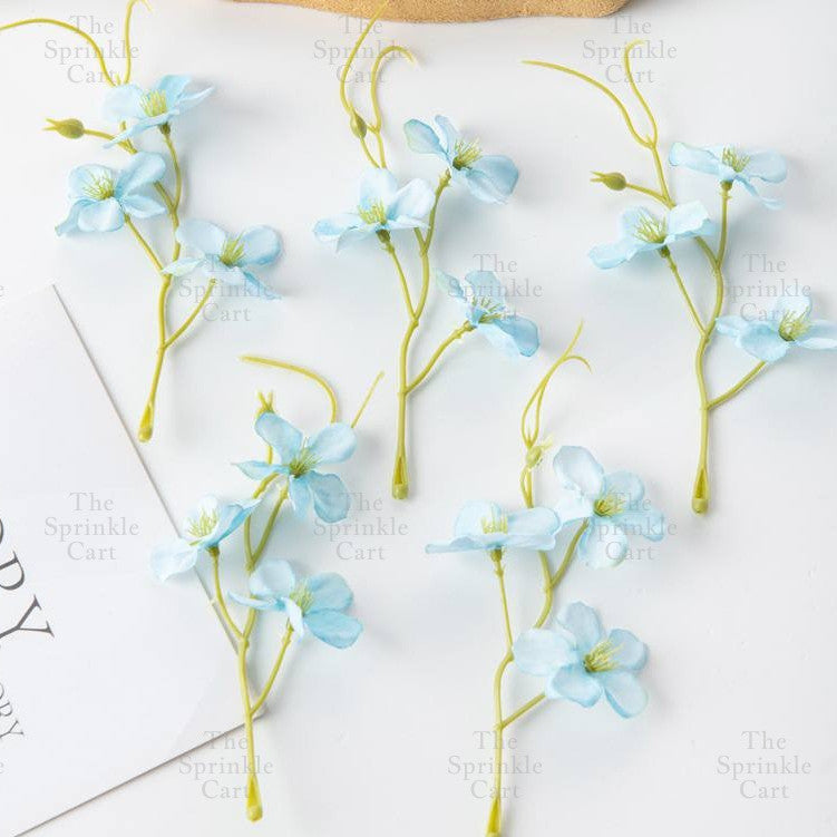 5pcs set Colorful Artificial Mini Stem Flower DIY Home Wedding Birthday Party Decoration TSC