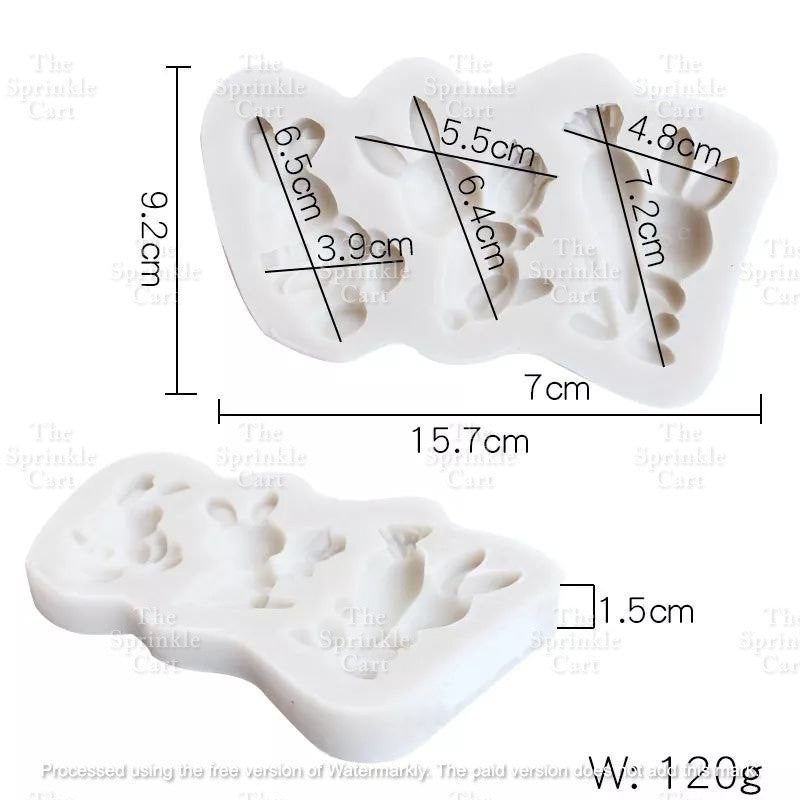 [PART 3] Silicone Chocolate Molder Baking Jelly Candy Mould Cake Decoration Resin Casting Crafting