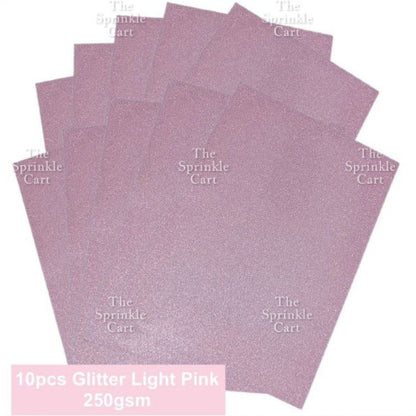 10pcs 250gsm/80gsm Glitter and Shiny Metallic Mirror Card Stock Board DIY Paper for Arts Cardstock
