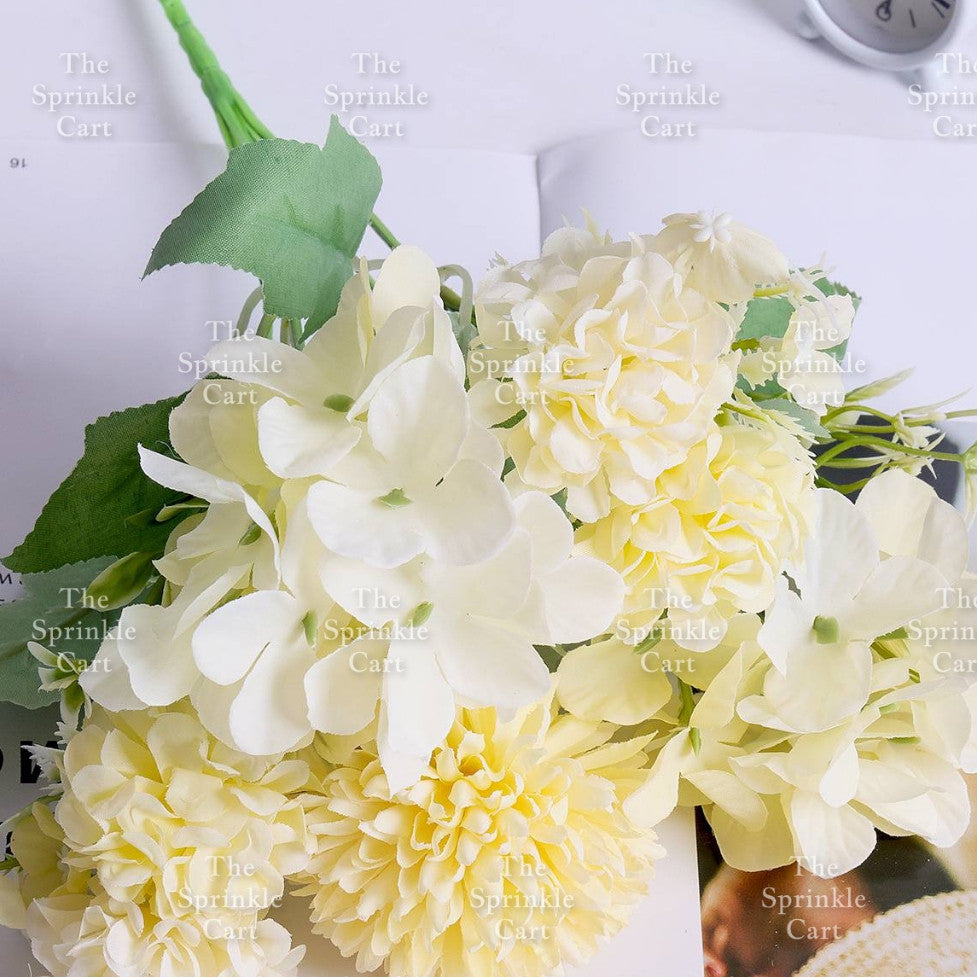 Rustic Bouquet Silk Peony Artificial Flowers Wedding Decoration Cake Decoration TSC