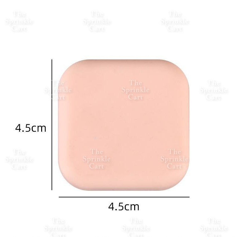 Self-Adhesive Wall Plain Square Cartoon Protector Soft Polymer Door Handle Bumper Guard Stopper TSC