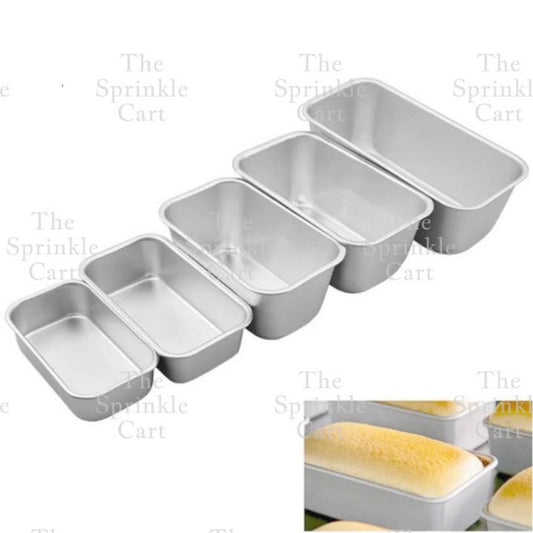 Non stick Rectangular Bread Cake Mold Loaf Pan Aluminum Brownies Baking Tools TSC
