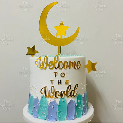 Acrylic Happy Birthday Happy Anniv & Baby Shower Cake Topper Birthday Wedding Party Decoration TSC
