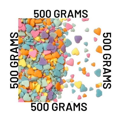 500g Edible Confetti Vermicelli Candy Sprinkles Dragees TSC