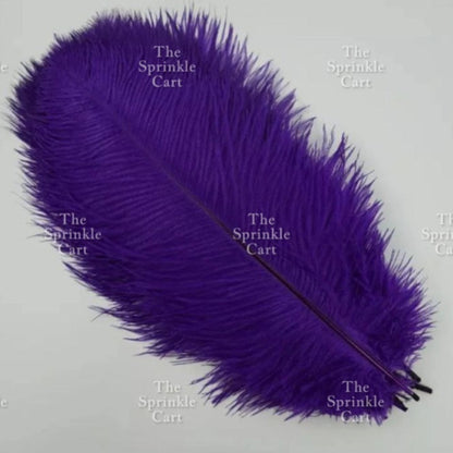 Colored Ostrich Goose Feather for DIY and Cake Decoration TSC