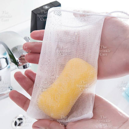 Soap Net Pouch Foaming Net Shower Bag Skin Friendly Bat Shower body Care Storage Bag