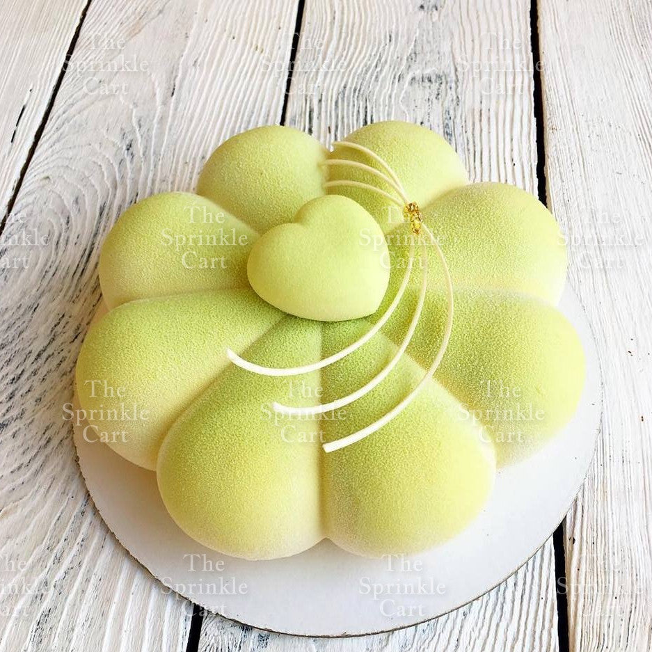 Large Round Flower Silicone Molder Pumpkin Shape For Chocolate Dessert Baking Mould
