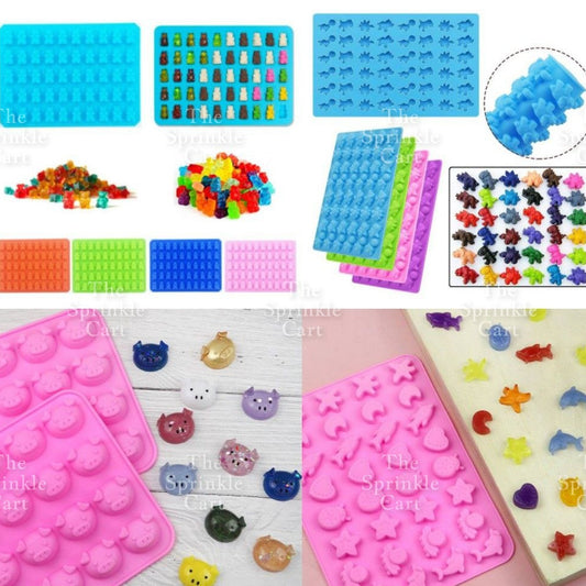 Gummy Bear Sea Animal Pig Mini Molder Chocolate Mould Silicone