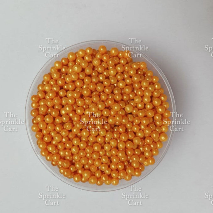 Edible Sprinkle Dragees Luxe Series Metallic Gold Rosegold Matte Pastel 50grams Decoration