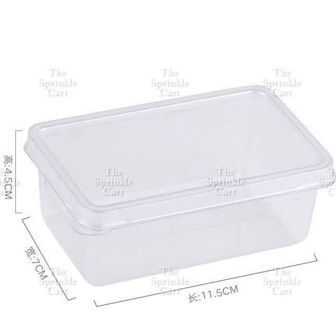 Transparent Dessert Plastic Container Cake Mousse Pudding Fruits Packaging TSC