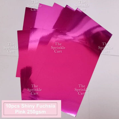 10pcs 250gsm/80gsm Glitter and Shiny Metallic Mirror Card Stock Board DIY Paper for Arts Cardstock