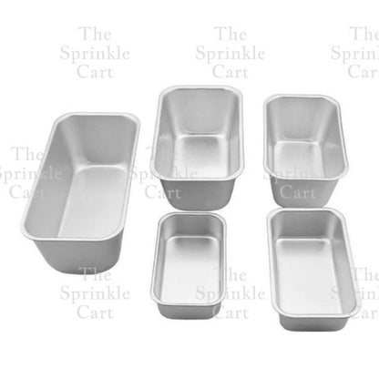 Non stick Rectangular Bread Cake Mold Loaf Pan Aluminum Brownies Baking Tools TSC