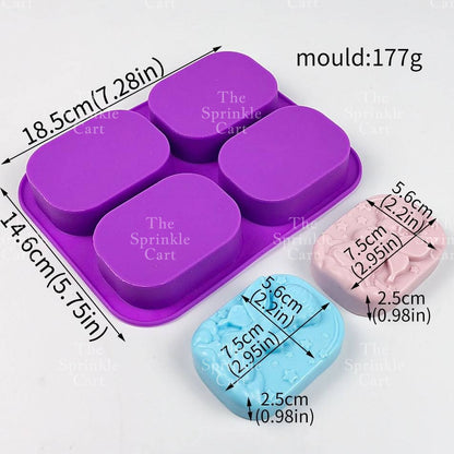 Bar Soap Silicone Molder Chocolate Molder Rectangle Cake Handmade DIY