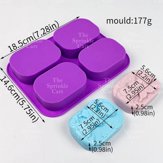 Bar Soap Silicone Molder Chocolate Molder Rectangle Cake Handmade DIY