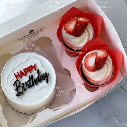 Acrylic Happy Birthday Happy Anniv & Baby Shower Cake Topper Birthday Wedding Party Decoration TSC