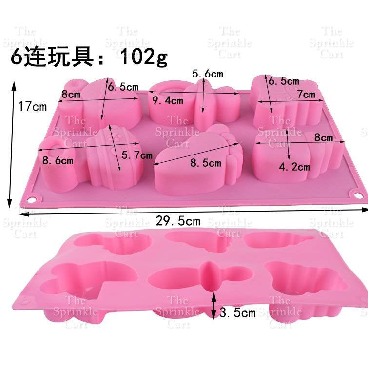 [Part 4] Silicone Chocolate Molder Baking Jelly Candy Mold Resin Crafting Decoration Baking Supplies