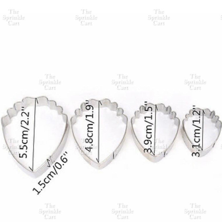 Stainless Steel Chrysanthemum/Rose Petal and Carnation Flower Fondant Cake Cutter Mould TSC