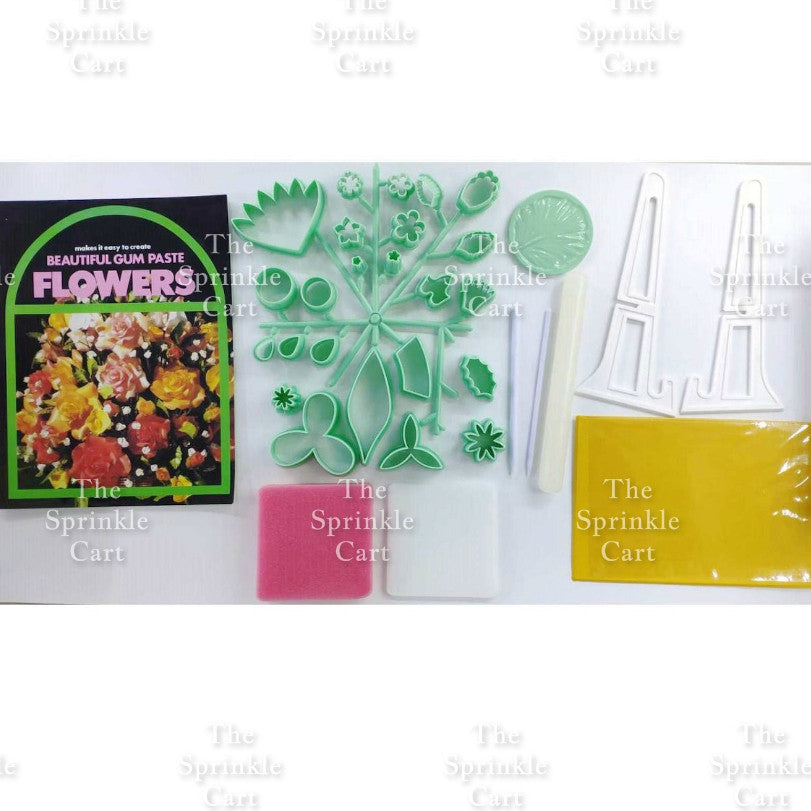 32pcs Set Flower Leaves Cutters for Fondant and Gum Paste Molder DIY Cake Decoration Toppers TSC