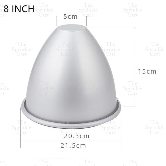 Aluminum Skirt Pan Mold Half Barbe Doll Toy Topper Cake Theme Birthday Party Decoration