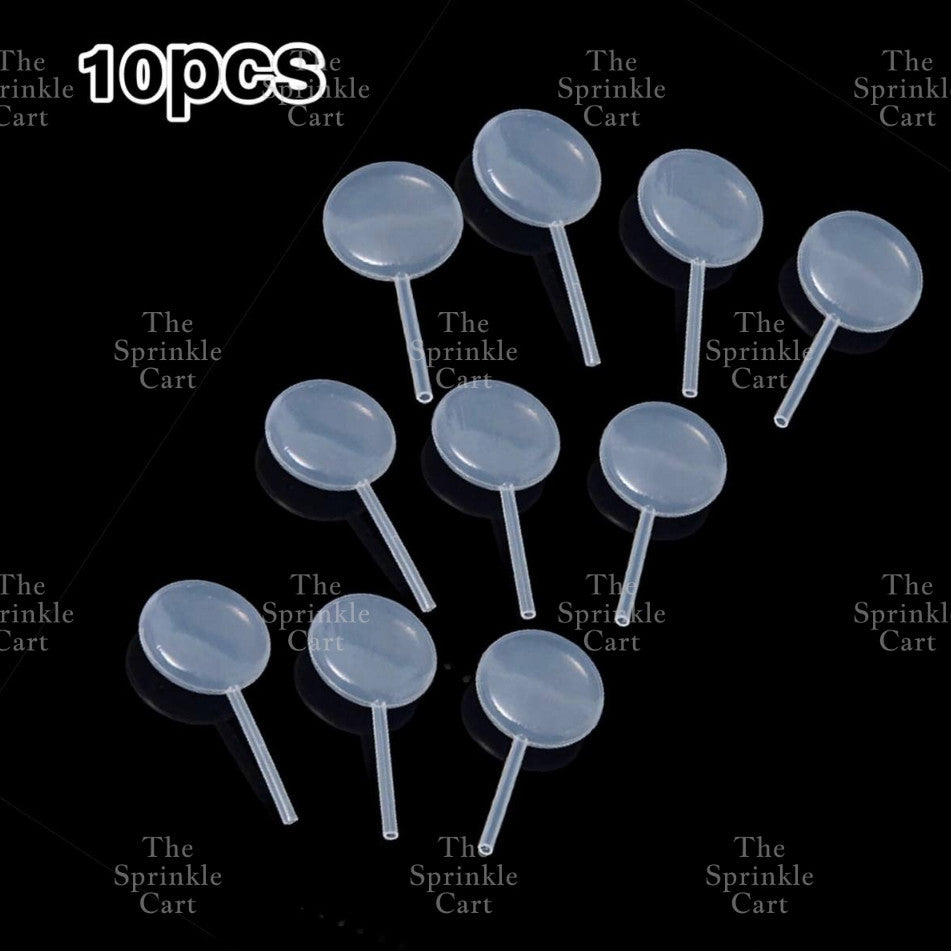 10/50pcs Dessert Pipettes Squeeze Syringe Cupcake Injectors Dropper Dessert Liquid Cake Decoration