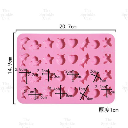 [Part 4] Silicone Chocolate Molder Baking Jelly Candy Mold Resin Crafting Decoration Baking Supplies