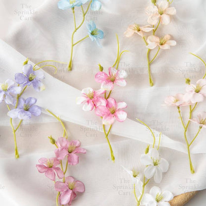 5pcs set Colorful Artificial Mini Stem Flower DIY Home Wedding Birthday Party Decoration TSC