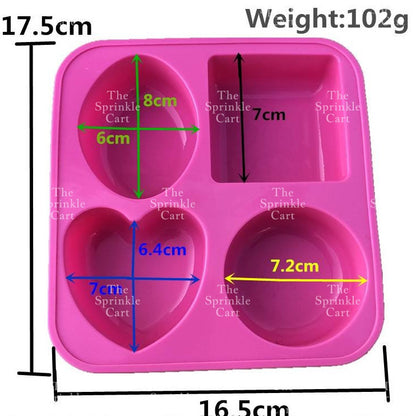 Bar Soap Silicone Molder Chocolate Molder Rectangle Cake Handmade DIY