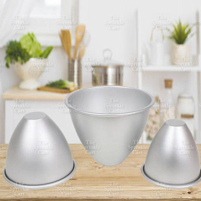 Aluminum Skirt Pan Mold Half Barbe Doll Toy Topper Cake Theme Birthday Party Decoration