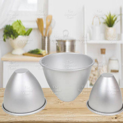 Aluminum Skirt Pan Mold Half Barbe Doll Toy Topper Cake Theme Birthday Party Decoration