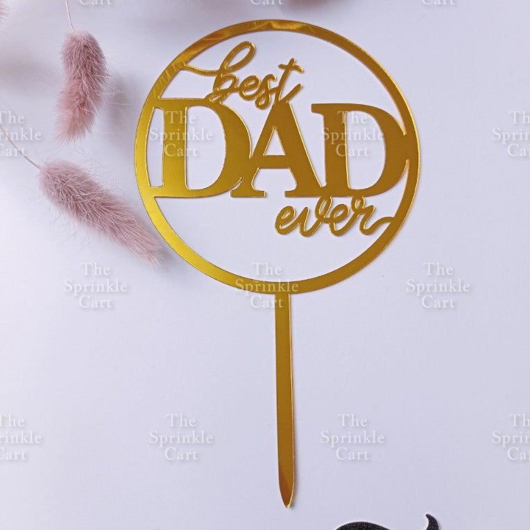 Mother’s Day Father’s Day Theme Cake Acrylic Paper Topper Decoration TSC