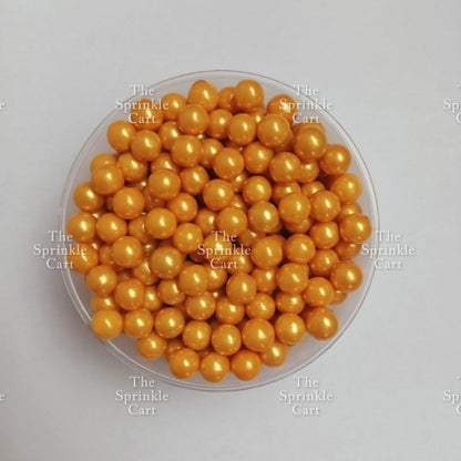 Edible Sprinkle Dragees Luxe Series Metallic Gold Rosegold Matte Pastel 50grams Decoration