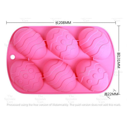 Easter Egg Bunny theme Silicone Mould Fondant Chocolate Cake Crafting Jelly Bakeware Tool TSC