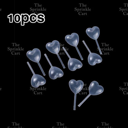 10/50pcs Dessert Pipettes Squeeze Syringe Cupcake Injectors Dropper Dessert Liquid Cake Decoration
