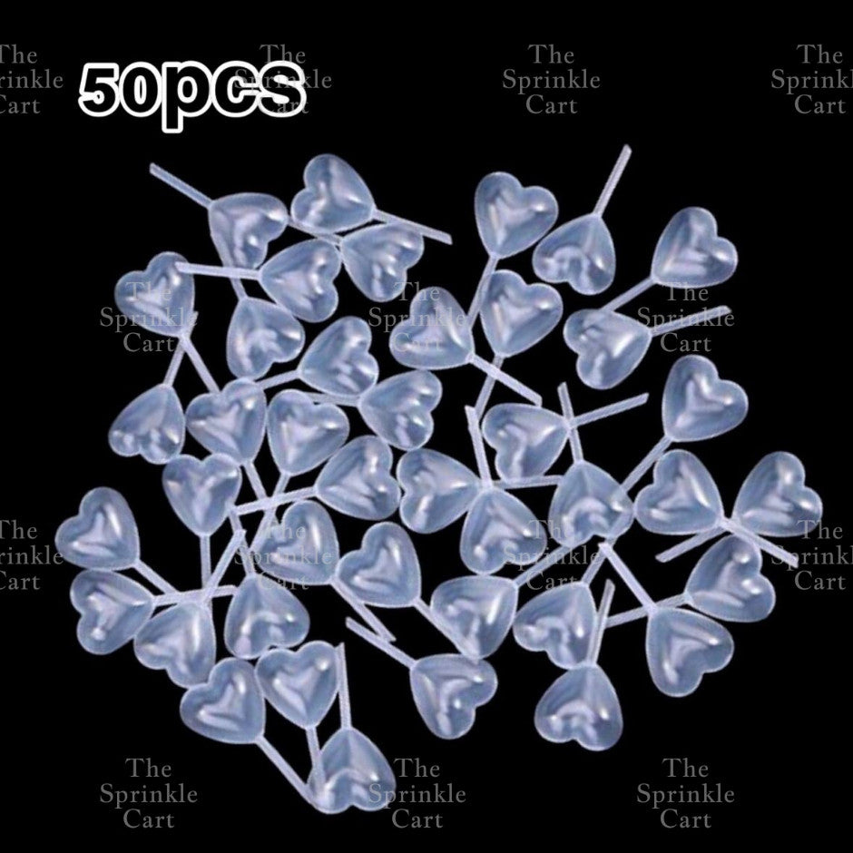 10/50pcs Dessert Pipettes Squeeze Syringe Cupcake Injectors Dropper Dessert Liquid Cake Decoration