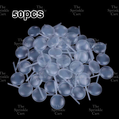 10/50pcs Dessert Pipettes Squeeze Syringe Cupcake Injectors Dropper Dessert Liquid Cake Decoration