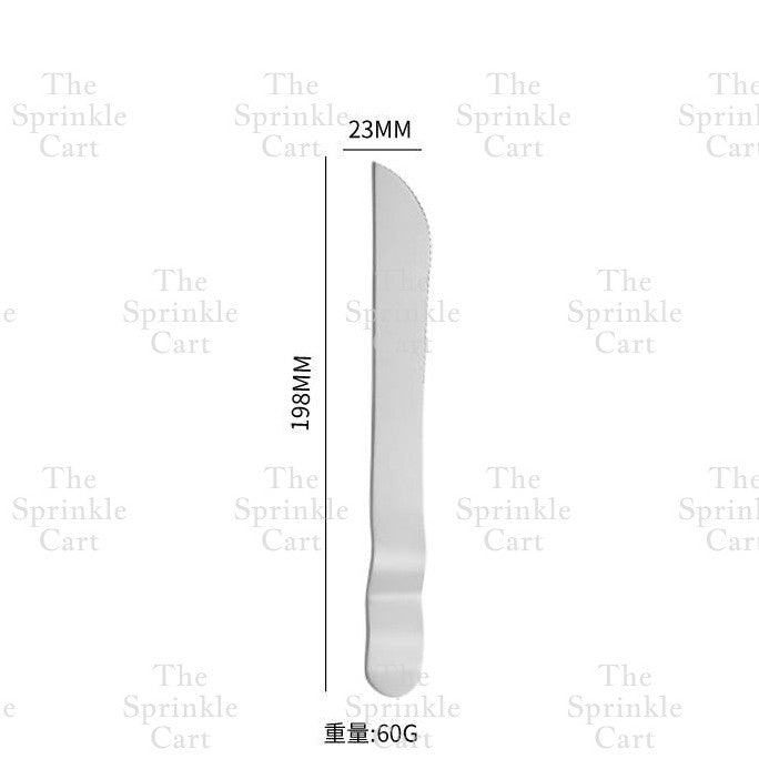 Golden Stainless Dessert Cake Knife Cake Shovel Spatula Flatware Tableware Pizza Pie Server TSC