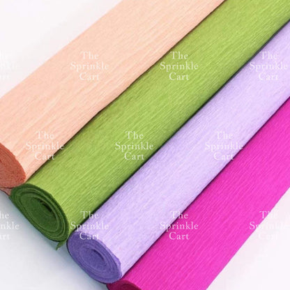 Premium Crepe Paper Rolls Decor DIY Flower Gift Wrapping Wedding Decoration Flower Arts Craft TSC