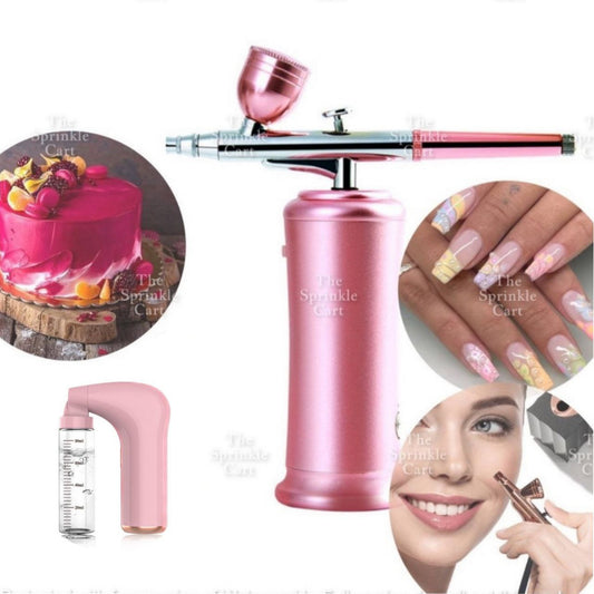 High Quality Automatic Airbrush Spray Gun Compressor Kit Rechargeable Cake Paint Nail Art Craft