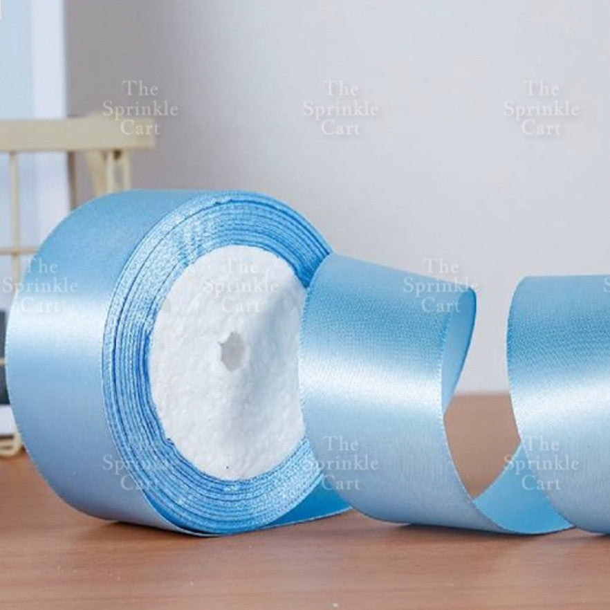 Colored Satin / Glitter Gold Silver Ribbon 23meters