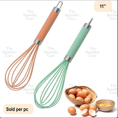 Silicone Whisk Egg Beater Stirring Mixer Kitchen Gadget Baking High Quality