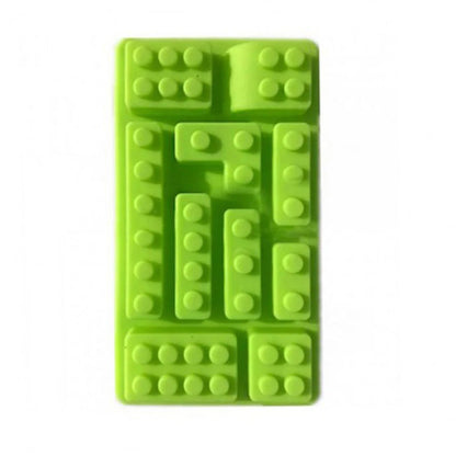 Lei-go Man Bricks Silicone Molder Fondant Baking Cake Chocolate DIY Decoration Robot Resin Mould