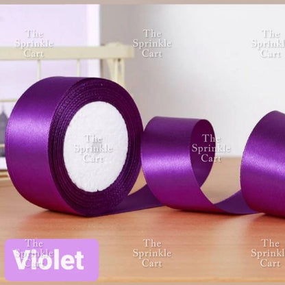 4cm Plain Satin Ribbon Gift Roll Packaging DIY Birthday Party Decoration TSC
