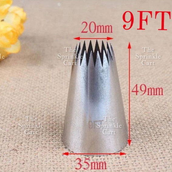 1M 2F 2D 6B 195 Nozzle Tip for Cake Icing Buttercream Pastry Decoration TSC