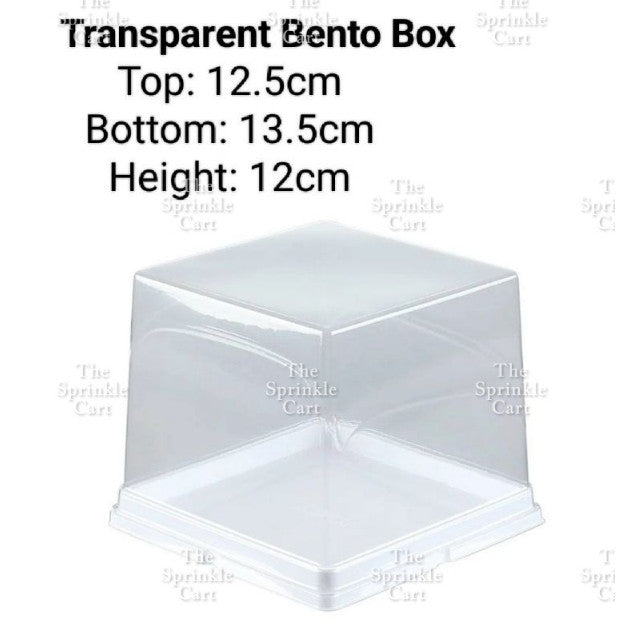 Transparent Square Bento Cake Box Packaging DIY Cake Box Storage TSC