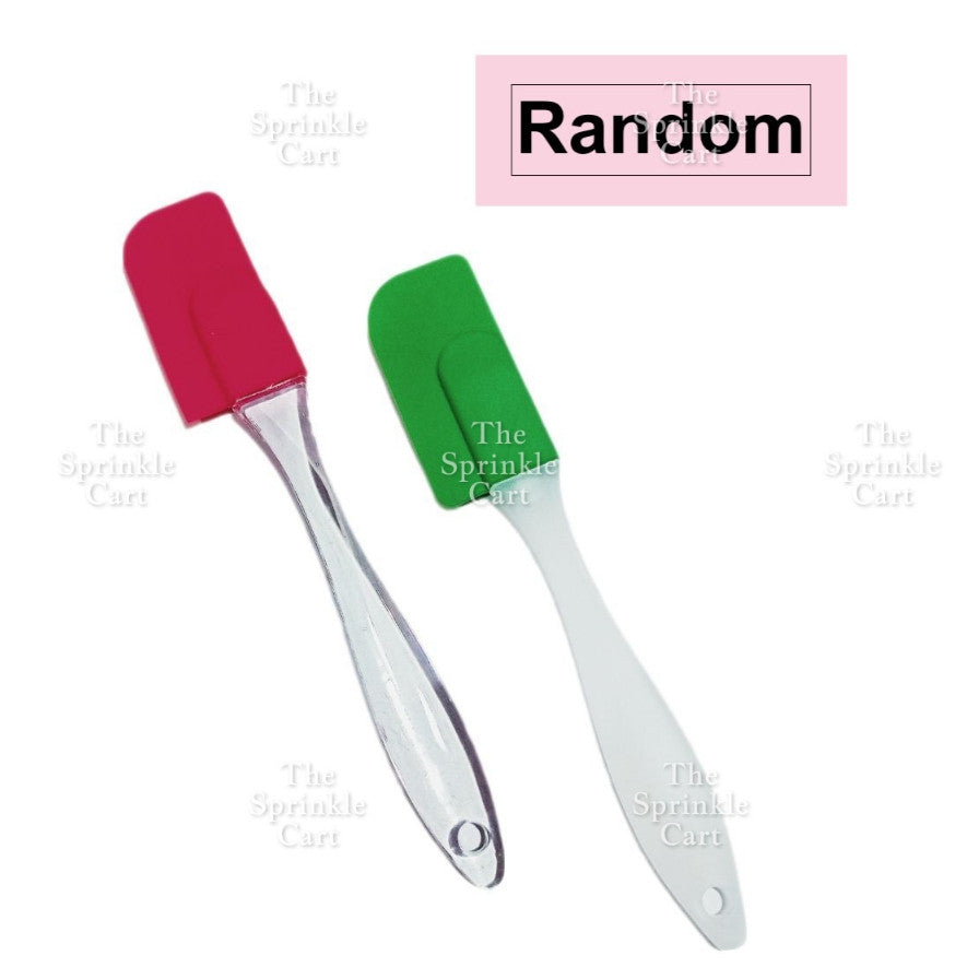 1-pc Non-Stick Random Color Silicone Spatula and Brush for Baking Cooking Heat Resistant