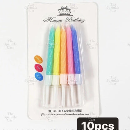 Birthday Cake Cutlery Disposable Spatula and Fork w/ Paper Plates Party Supplies Tableware TCS