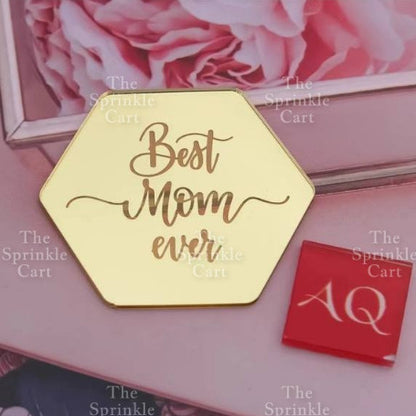 Mother’s Day Father’s Day Theme Cake Acrylic Paper Topper Decoration TSC