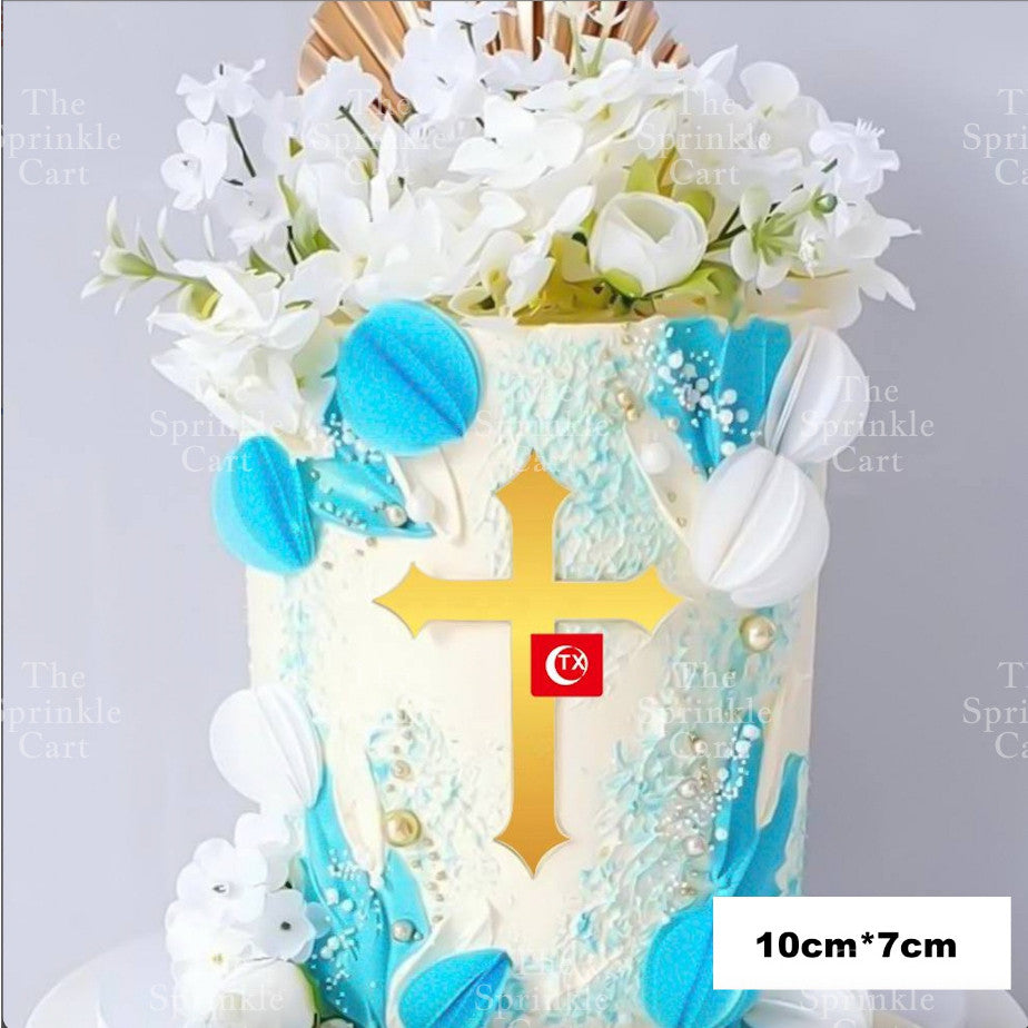 Acrylic Cake Topper Cross Sweet 16 Happy 18th Happy Wedding Happy Anniversary Mr Mrs Topper for Cake