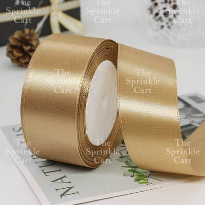 4cm Plain Satin Ribbon Gift Roll Packaging DIY Birthday Party Decoration TSC