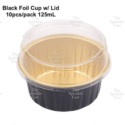 Dessert Round Heart Rectangle Cups with Lid Aluminum Foil Bakewares Decoration TSC